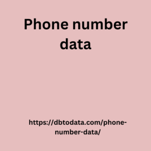 phone Number data