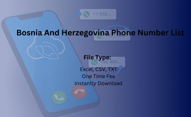 Bosnia And Herzegovina Phone Number List