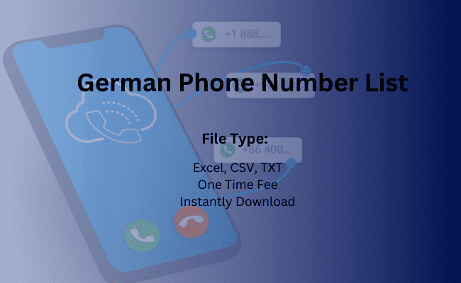 German Phone Number List