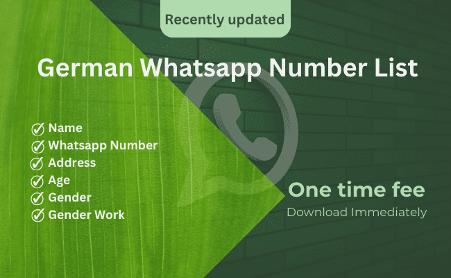 German WhatsApp Number List