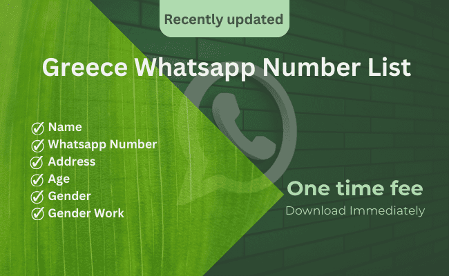 Greece WhatsApp Number List