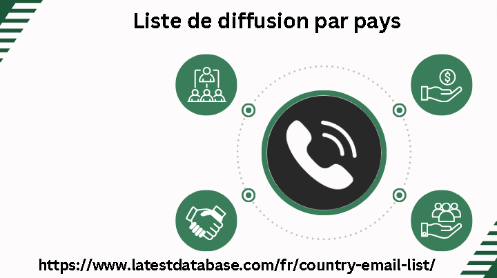 Liste de diffusion par pays